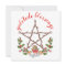 Holiday Yuletide Twig Pentacle Wicca Greeting