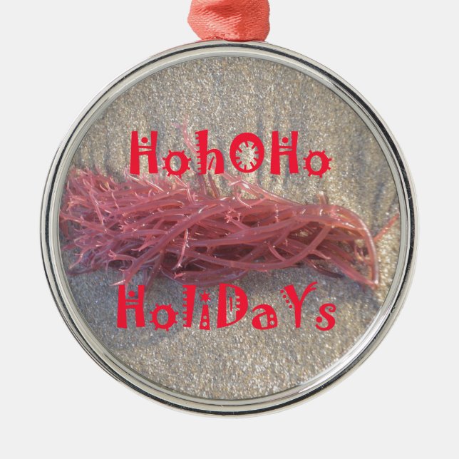 Holidays from the Beach Collection. Metal Tree Decoration (Front)