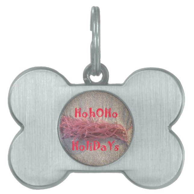 Holidays from the Beach Collection. Pet Tag (Front)