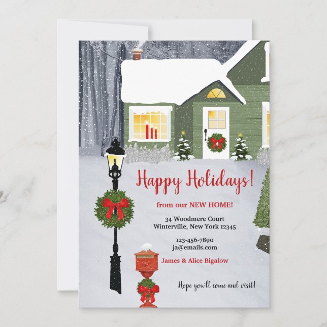 Holidays in New Home Card (Front)