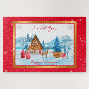 Holidays Landscape Customise Jigsaw Puzzle