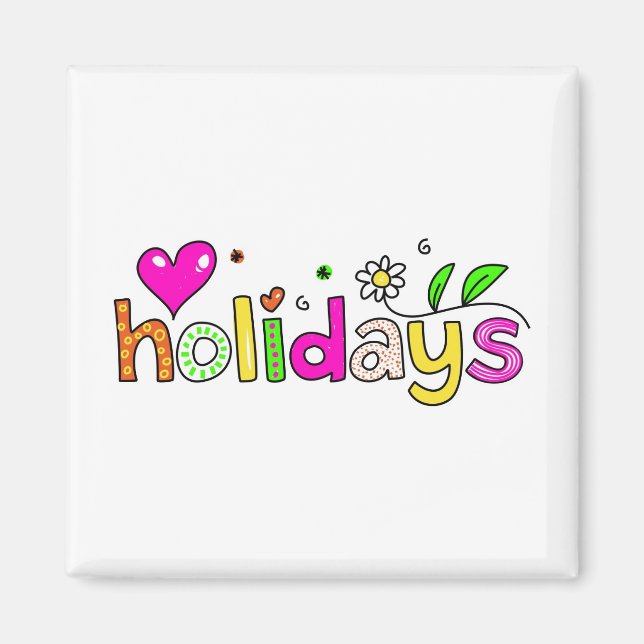holidays magnet (Front)