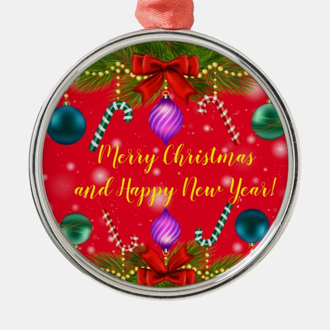 Holidays Metal Tree Decoration (Front)