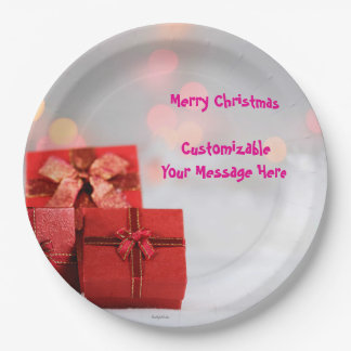 Holidays  paper plate