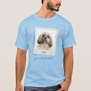 Holidays Pet Birthday Photo Frame Personalised T-Shirt
