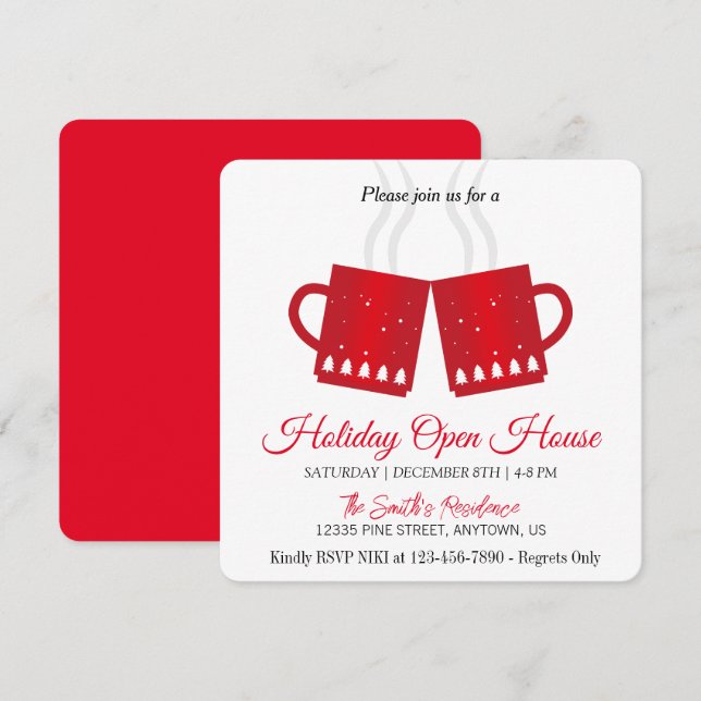 Holidays, salted tea, Christmas magic Holiday Card (Front/Back)