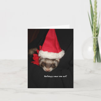 Holidays Wear Me Out Christmas Card