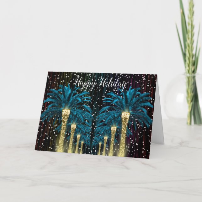 Holidays Winter Palm Holiday Card (Front)