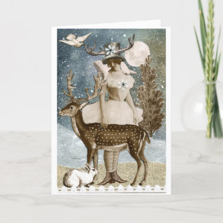 Holidays with Friends Solstice Greetings Holiday Card