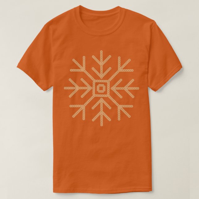 HolidaySequin Snowflake  T-Shirt (Design Front)