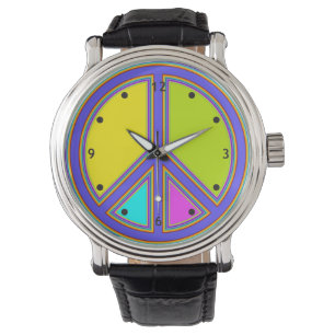 holiES - colourful PEACE sign + your ideas Watch