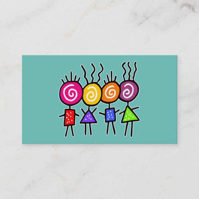 holiES - HOLI BEST FRIENDS + your ideas Business Card (Front)