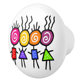 holiES - HOLI BEST FRIENDS + your ideas Ceramic Knob