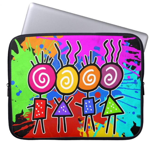 holiES - HOLI BEST FRIENDS + your ideas Laptop Sleeve (Front)