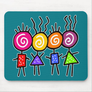 holiES - HOLI BEST FRIENDS + your ideas Mouse Mat