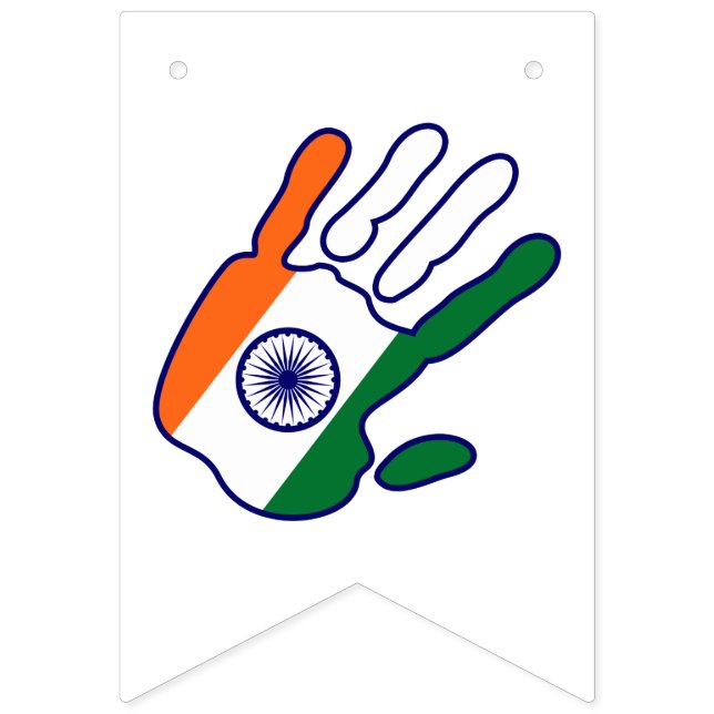 holiES - India Flag Hand (First Flag)