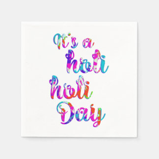 holiES - IT'S A HOLI HOLI DAY + your backgr. Napkin