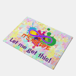 holiES - Lemniscate - It's my Life Splashes Doormat