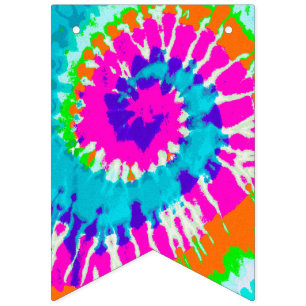 holiES - Power Spiral Batik Style Bunting