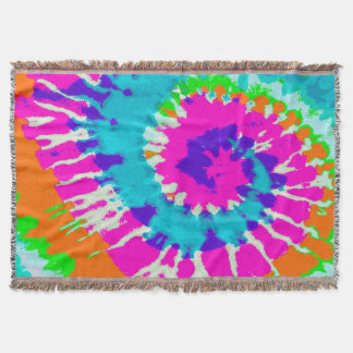holiES - Power Spiral Batik Style Throw Blanket