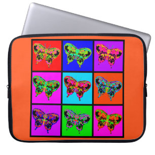 holiES - Psychedelic Butterflies Mosaic Laptop Sleeve