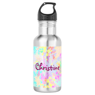 holiES - Splashes seamless pattern pastel 1 532 Ml Water Bottle