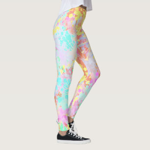 holiES - Splashes seamless pattern pastel 1 Leggings