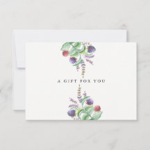 Holistic Aromatherapist Organic Spa Gift Card