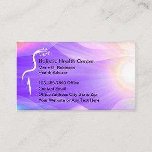Holistic Health Medical Theme Business Card
