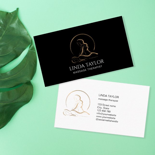 Holistic Massage Therapy Healer Energy Business Ca Business Card (Creator Uploaded)