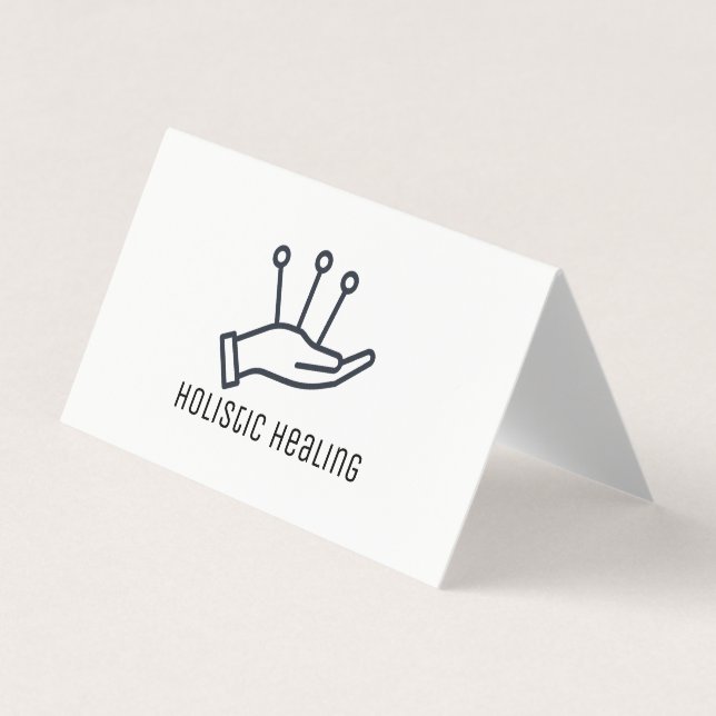 Holistic Medicine | Acupuncture Business Card (Front)