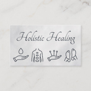 Holistic Medicine   Acupuncture Massage Business Card