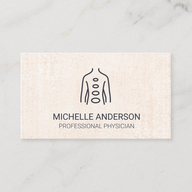 Holistic Medicine | Acupuncture | Reflexology Business Card (Front)