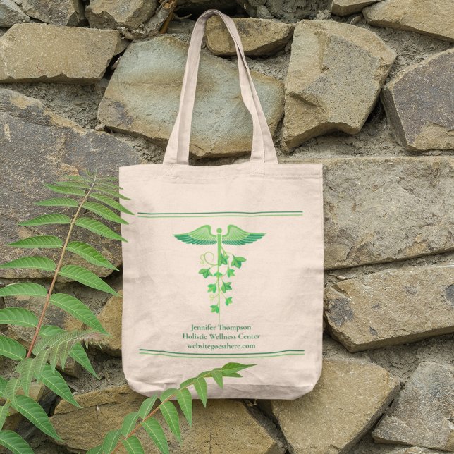 Holistic Medicine Wellness Centre Naturopath Tote Bag (Creator Uploaded)
