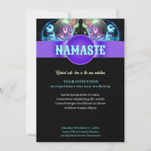 Holistic Spiritual Yoga Workshop Event Flyer Invit Invitation