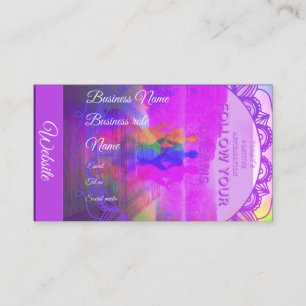 Holistic style business card