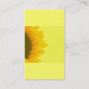 Holistic   Sunflower Gardening Business Card