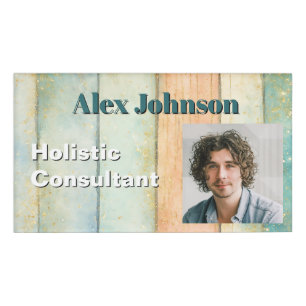 Holistic Wellness Consultant Naturopaths Spiritual Name Tag