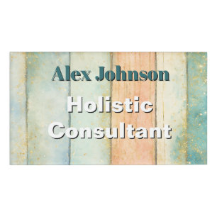 Holistic Wellness Consultant Naturopaths Spiritual Name Tag