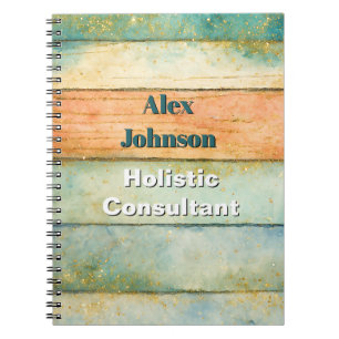Holistic Wellness Consultant Naturopaths Spiritual Notebook