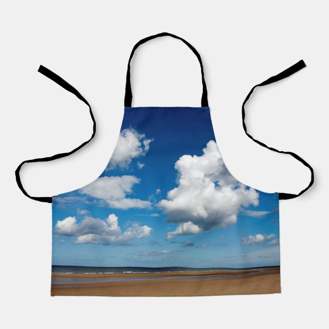 Holkham Beach Norfolk England Poster Square Wall C Apron (Front)