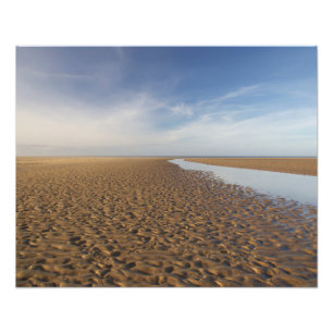 Holkham Beach Norfolk Minimalist Coastal Landscape Photo Print