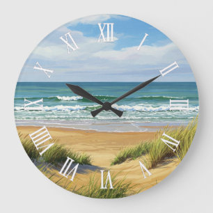 Holkham Norfolk England Travel Large Clock