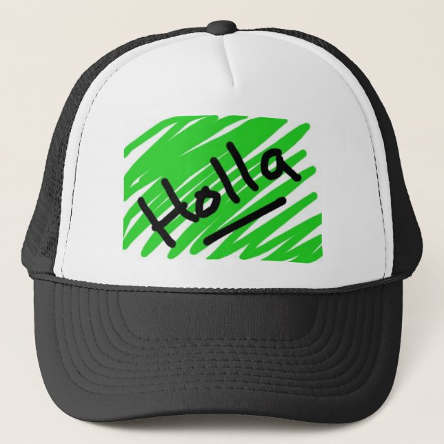 Holla Trucker Hat (Front)