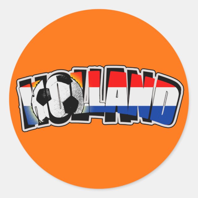 Holland 2010 classic round sticker (Front)