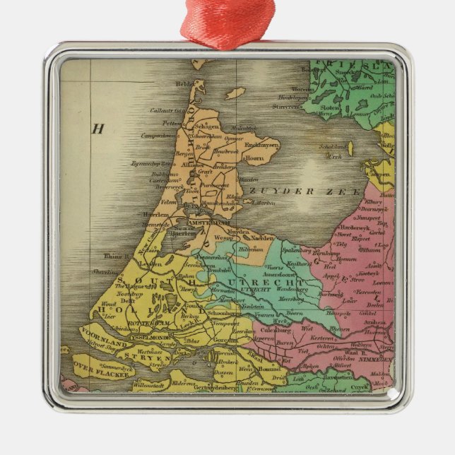 Holland 2 metal tree decoration (Front)