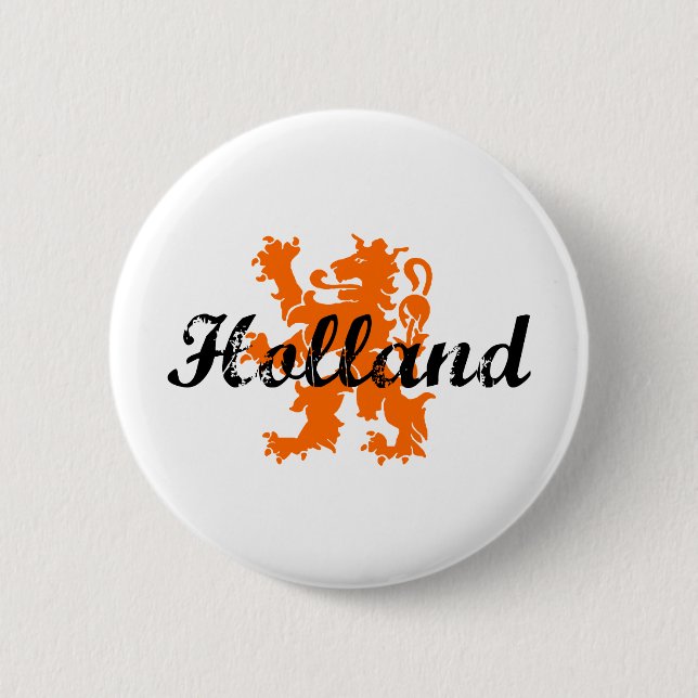 Holland 6 Cm Round Badge (Front)