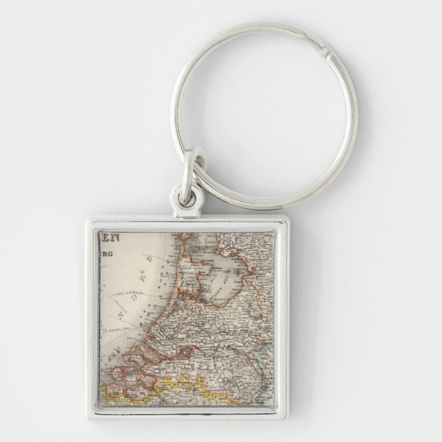 Holland, Belgium, Luxembourg Key Ring (Front)