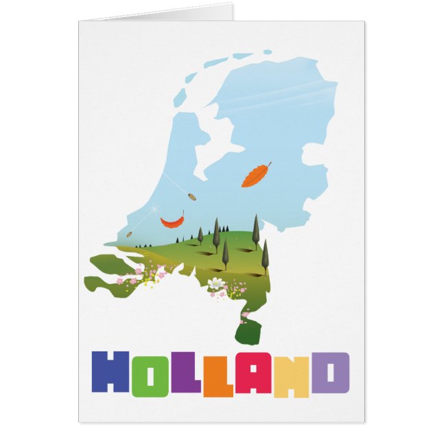 Holland cartoon map (Front)