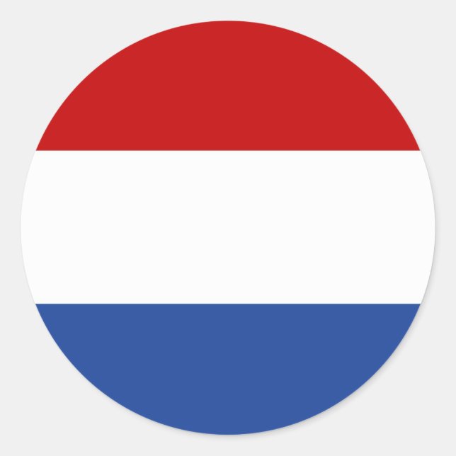 holland classic round sticker (Front)